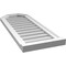 Ekena Millwork Octagonal Top Surface Mount PVC Gable Vent w/ 2"W x 2"P Brickmould Sill Frame, 14"W x 36"H GVPOT14X3603SN - alternate 4